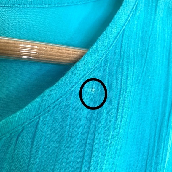 Only Necessities Blue Maxi Beach Dress Size 14/16 - Picture 5 of 7